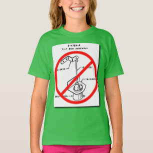 Camiseta Pare de inclinar