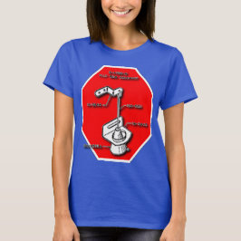 Camiseta Pare de inclinar