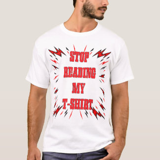Camiseta Pare de Ler a Minha T-Shirt
