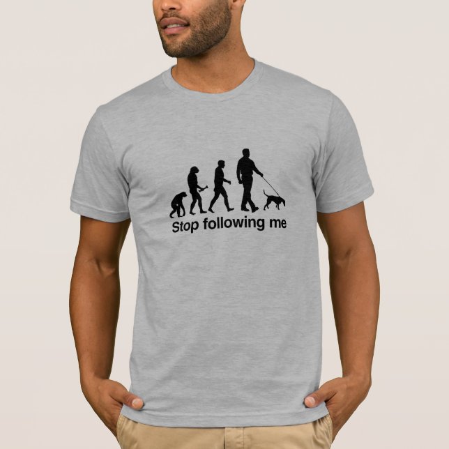 Camiseta Pare de me seguir - (Frente)