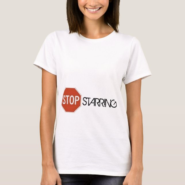 CAMISETA PARE DE OLHAR FIXAMENTE (Frente)