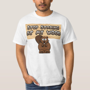 CAMISETA PARE DE OLHAR FIXAMENTE EM MINHA MADEIRA
