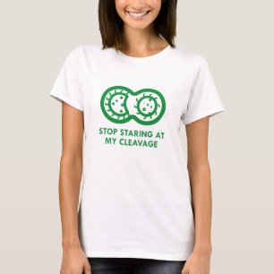 Camiseta Pare de olhar fixamente em minha segmentação