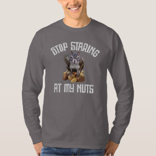Camiseta Pare de olhar minhas Loucos - amante engraçado de 