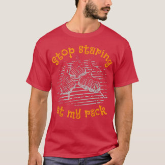 Camiseta Pare De Olhar Para A Minha Grelha De Carne De Cozi