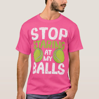 Camiseta Pare De Olhar Para As Minhas Bolas, Treinador De J