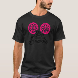 Camiseta Pare de Olhar para Meus Quadros Jogador de Dardo D