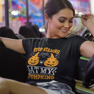 Camiseta Pare De Olhar Para O Meu Cavaleiro De Aranha Pumpk