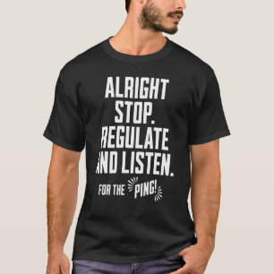Camiseta Pare de regular e ouça a lata de ping