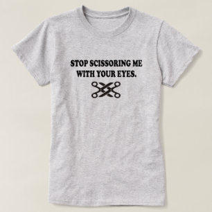 CAMISETA PARE DE SCISSORING ME COM SEUS OLHOS