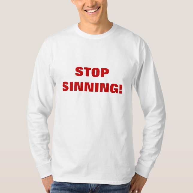 CAMISETA PARE DE SINNING! (Frente)