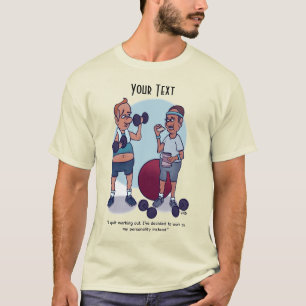 Camiseta Pare De Trabalhar Engraçados Homens