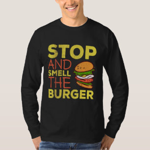 Camiseta Pare E Cheire O Burger I Cheeseburger Design