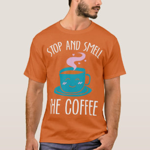 Camiseta Pare E Cheire O Café Branco