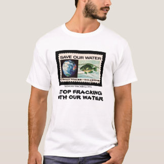 Camiseta Pare Fracking com nossa água