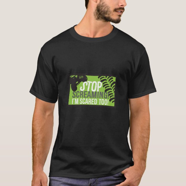 Camiseta Pare-me de gritar são Offroading demasiado Scared (Frente)