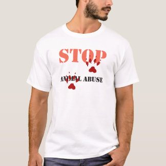 Camiseta pare o abuso animal