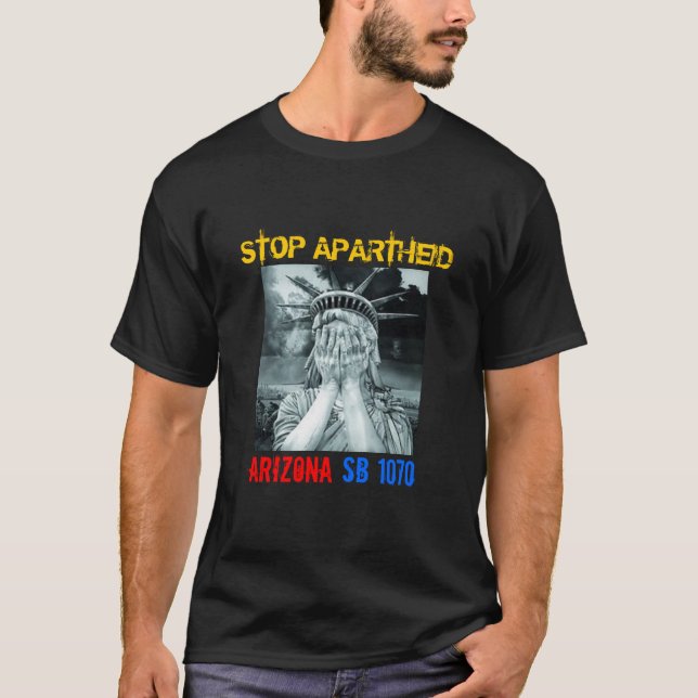Camiseta Pare o Apartheid (Frente)