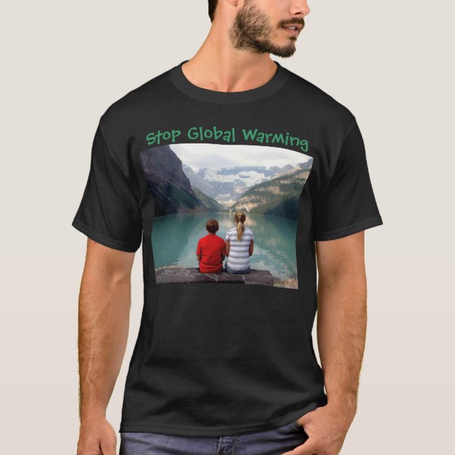 Camiseta Pare o aquecimento global (Frente)
