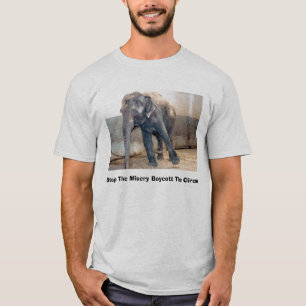 Camiseta Pare o boicote da miséria o circo