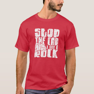 Camiseta Pare o carro, vejo uma garota rock rock