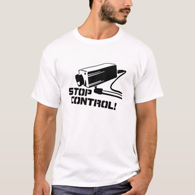 Camiseta Pare o controle (Frente)