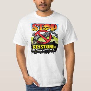 Camiseta Pare o encanamento trapezóide