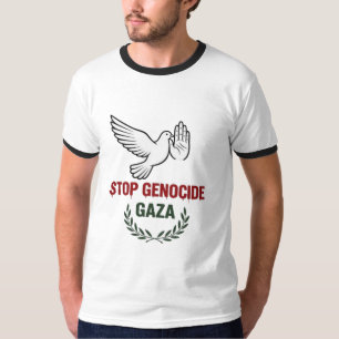 Camiseta Pare o Genocídio em Gaza – Conscientização sobre P