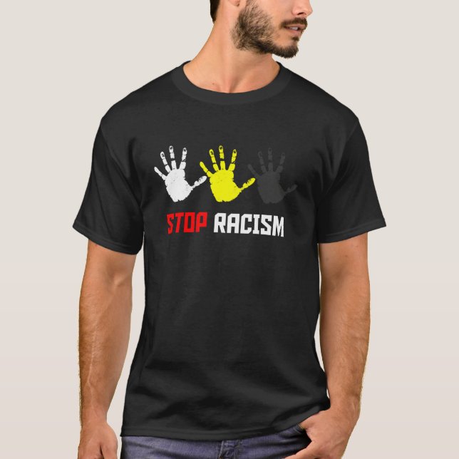 Camiseta Pare o racismo (Frente)