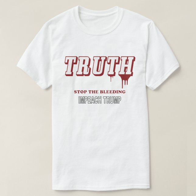 CAMISETA PARE O SANGRAMENTO (Frente do Design)