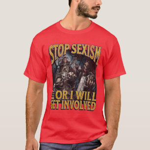 Camiseta Pare o Seísmo ou Eu Me Envolvo Funny Hard Skeleton