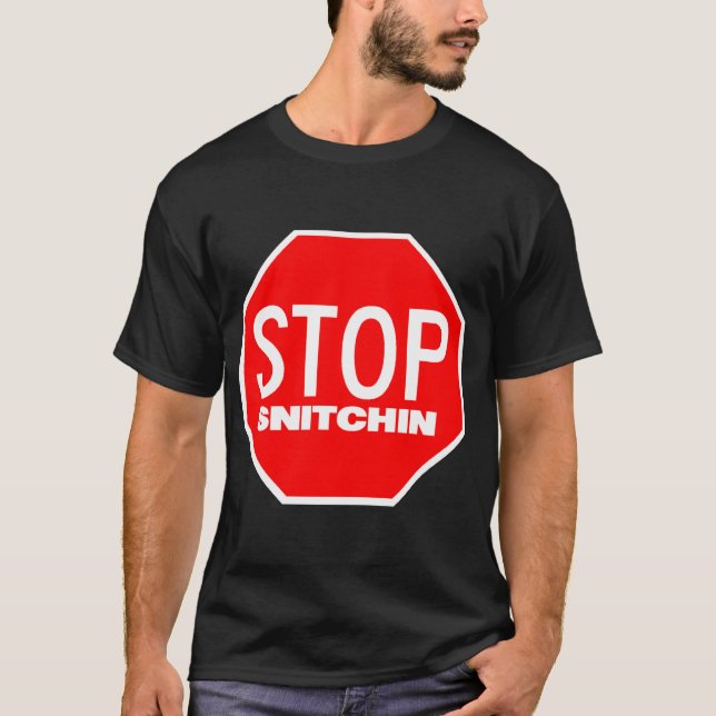 Camiseta pare o snitchin (Frente)