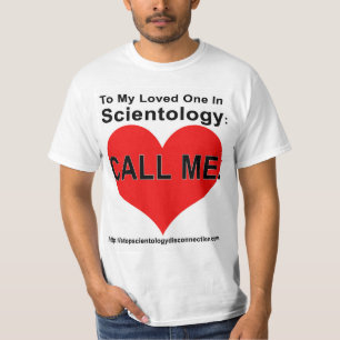 Camiseta pare o t-shirt da desconexão do cientologia