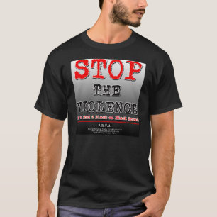 Camiseta Pare o t-shirt da violência F.R.U.A.
