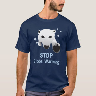 Camiseta Pare o t-shirt do aquecimento global
