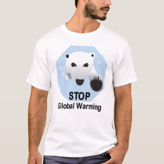 Camiseta Pare o t-shirt do aquecimento global