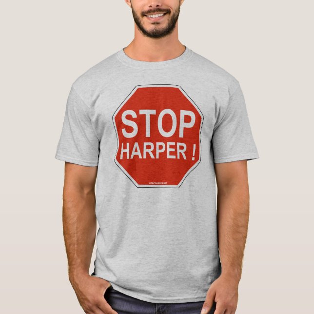 Camiseta Pare o t-shirt do harpista (Frente)