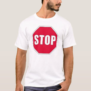 Camiseta Pare o t-shirt do sinal