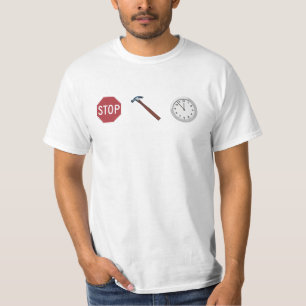 Camiseta Pare o tempo do martelo