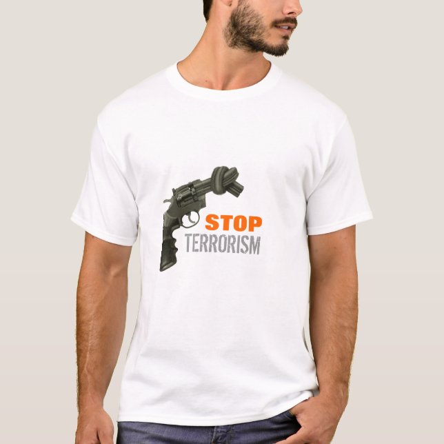 Camiseta Pare o terrorismo (Frente)