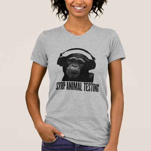Camiseta pare o teste animal (Frente)
