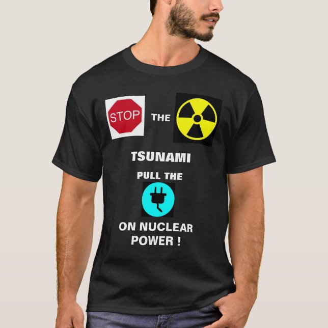 CAMISETA PARE O TSUNAMI NUCLEAR...! (Frente)