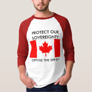 Camiseta PARE os SPP - bandeira de Canadá
