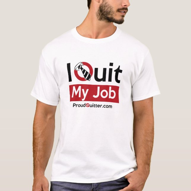Camiseta Pare seu trabalho? Vestir-lo orgulhosa! (Luz) (Frente)