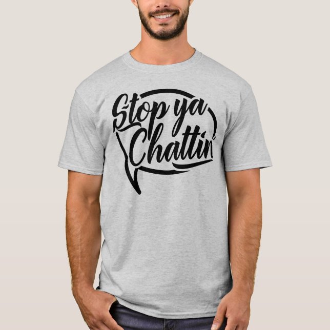 Camiseta Pare Ya Chattin' Manchester Slang (Frente)