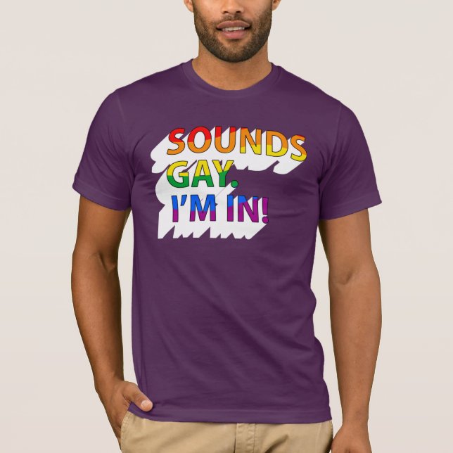 Camiseta Parece Gay, Estou Dentro (Frente)