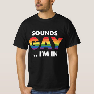 Camiseta Parece Gay Eu Estou no Orgulho LGBTQ Arco-íris