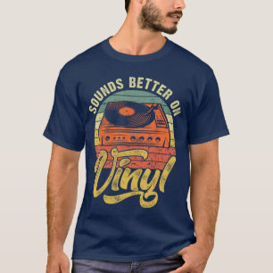 Camiseta Parece Melhor Em Vinil Amante Da Música Disc Regis