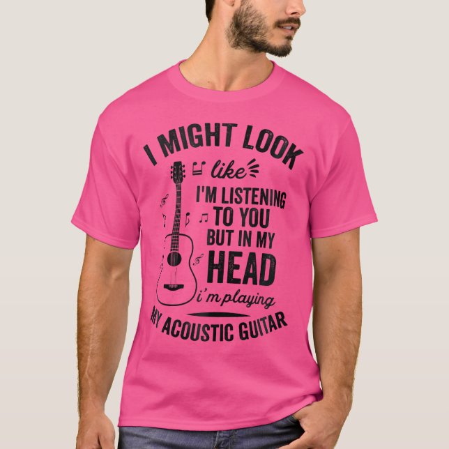Camiseta Parece Que Estou Ouvindo Mas Na Minha Cabeça - Aco (Frente)