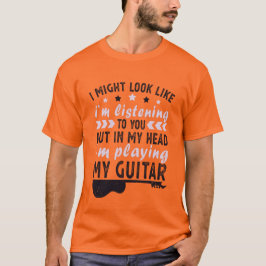 Camiseta Parece que estou ouvindo música engraçada
